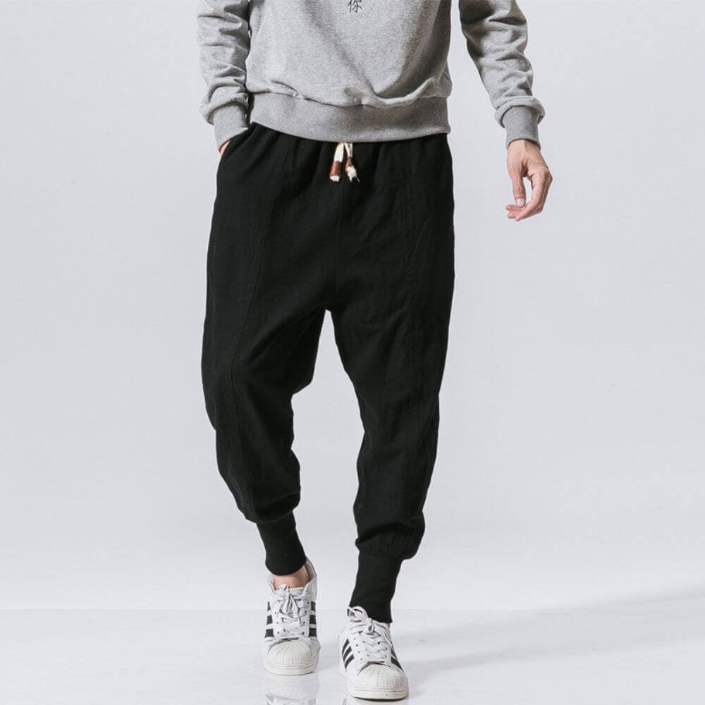 Shiro - Comfortable cotton harem pants – Yūkiwear