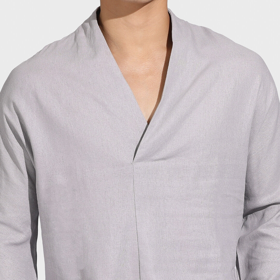 Miyabi - Long-sleeve linen shirt