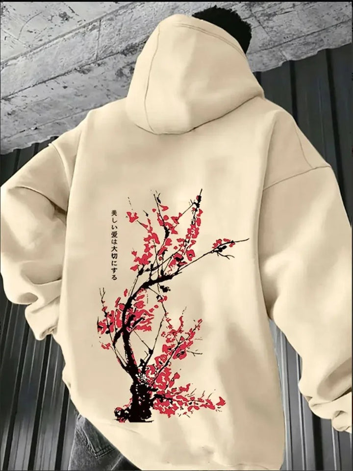 Haraku | Mens Harajuku Print Hoodie