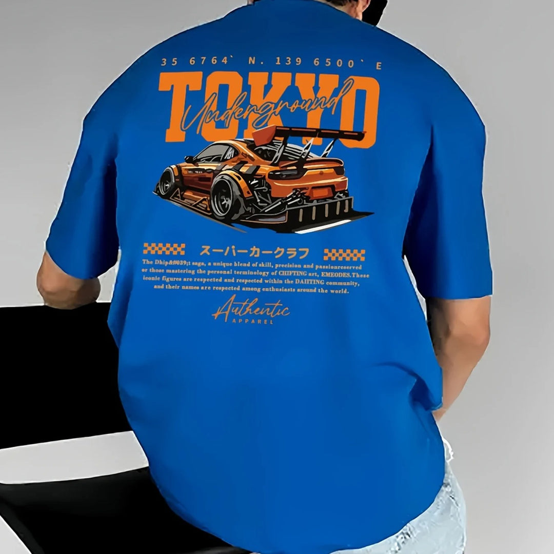 Tokiyo | Mens Tokyo Print Cotton T Shirt