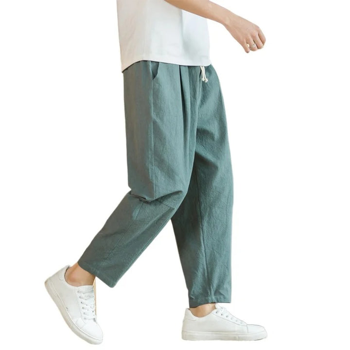 Shinrai | Relaxed Linen Drawstring Street Pants