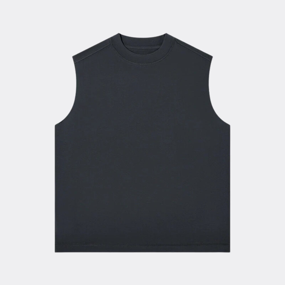 Pack of 4 Kai - Sleeveless oversize t-shirts (240 GSM)