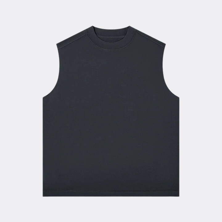 Pack of 4 Kai - Sleeveless oversize t-shirts (240 GSM)