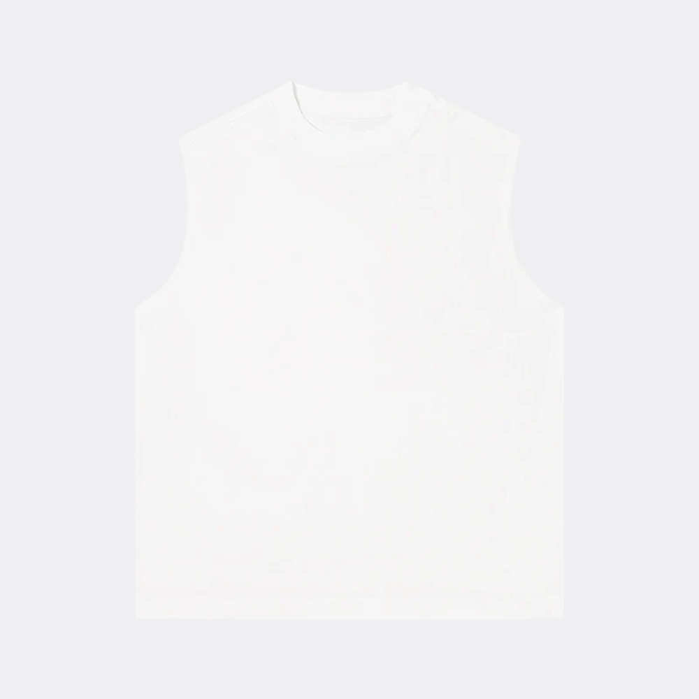 Pack of 4 Kai - Sleeveless oversize t-shirts (240 GSM)