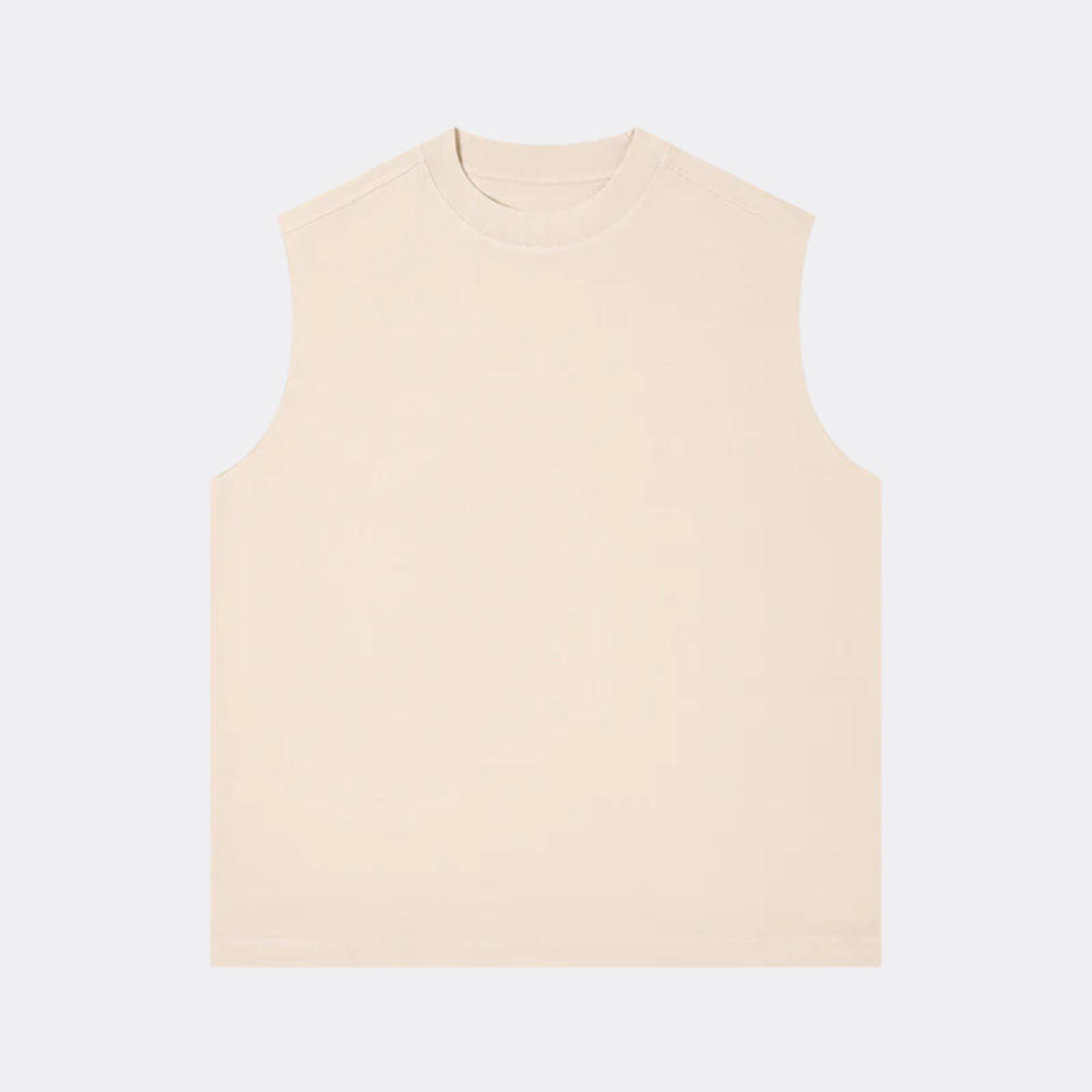 Pack of 4 Kai - Sleeveless oversize t-shirts (240 GSM)