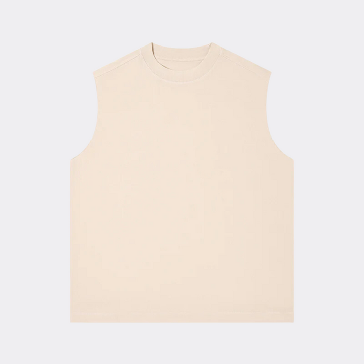 Pack of 4 Kai - Sleeveless oversize t-shirts (240 GSM)