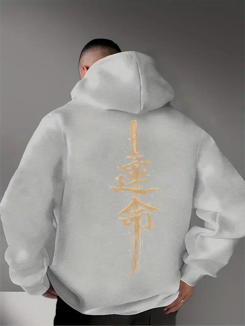 Fatekyo | Mens Anime Print Hoodie