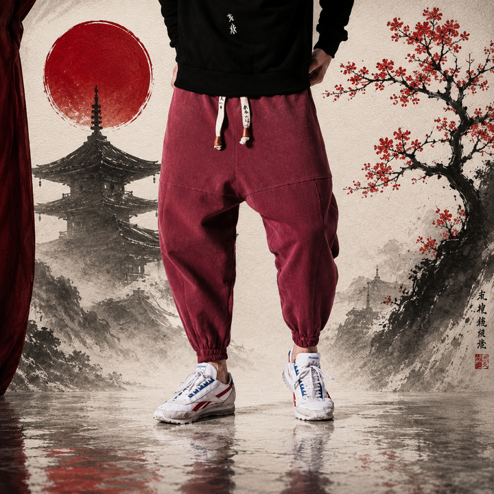 Arashi - Comfortable cotton harem pants