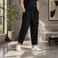 Hayato - Loose Pleated Pants