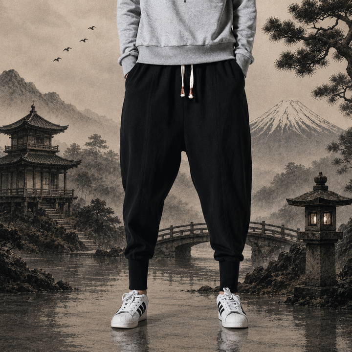 Shiro - Comfortable cotton harem pants