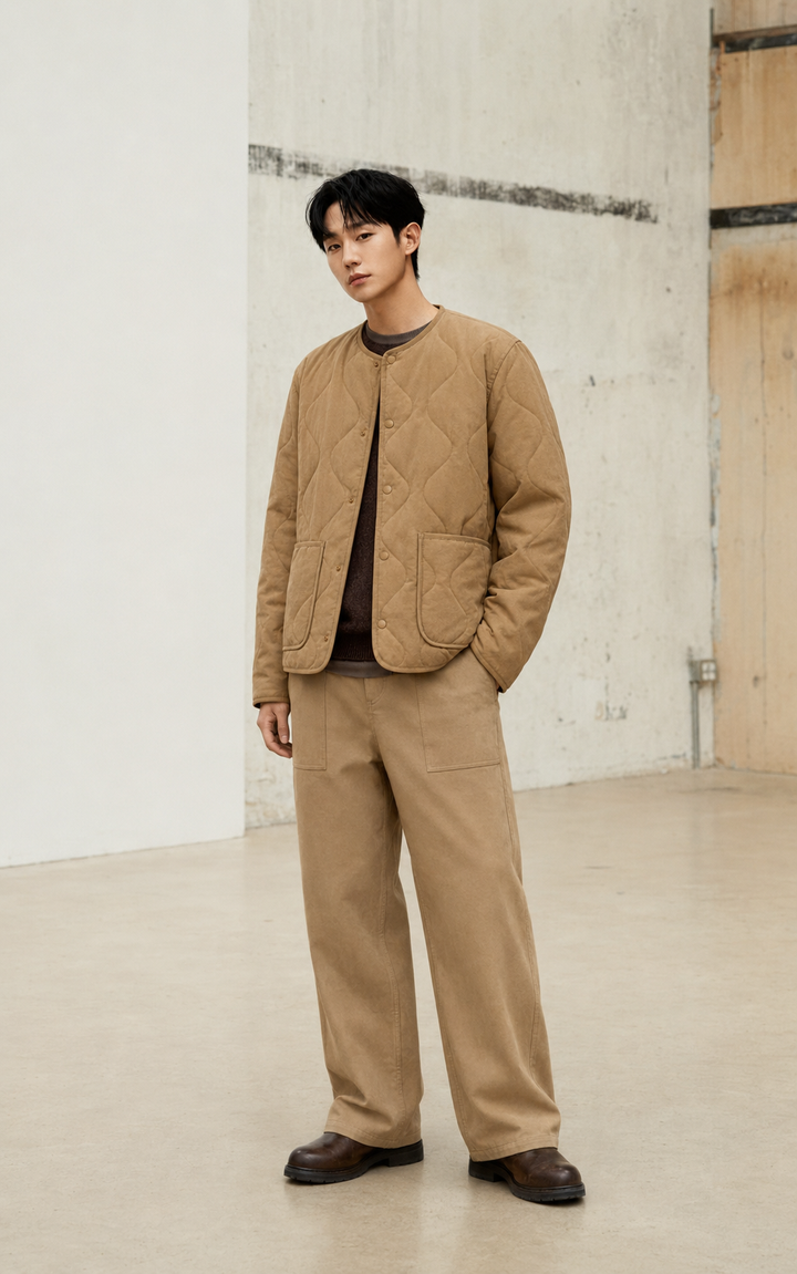Hayate Retro Quilted Jacket
