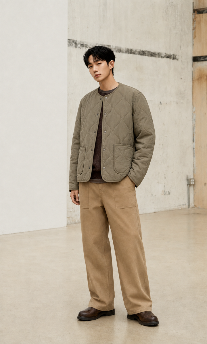 Hayate Retro Quilted Jacket
