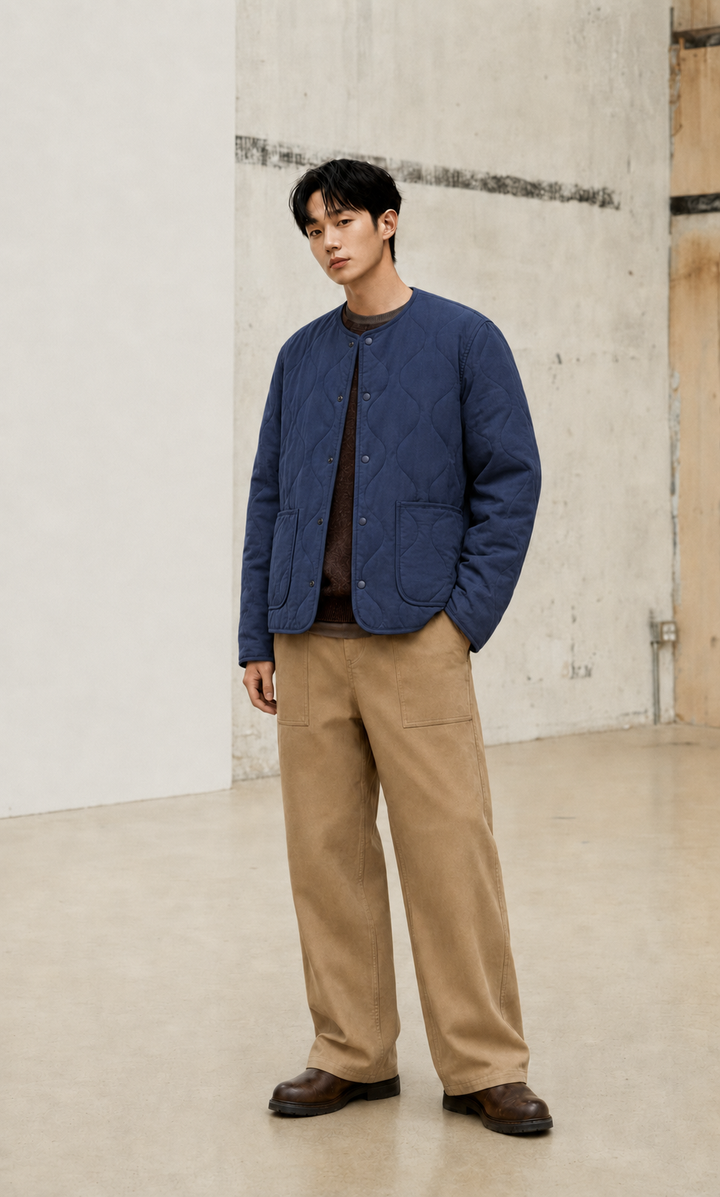 Hayate Retro Quilted Jacket