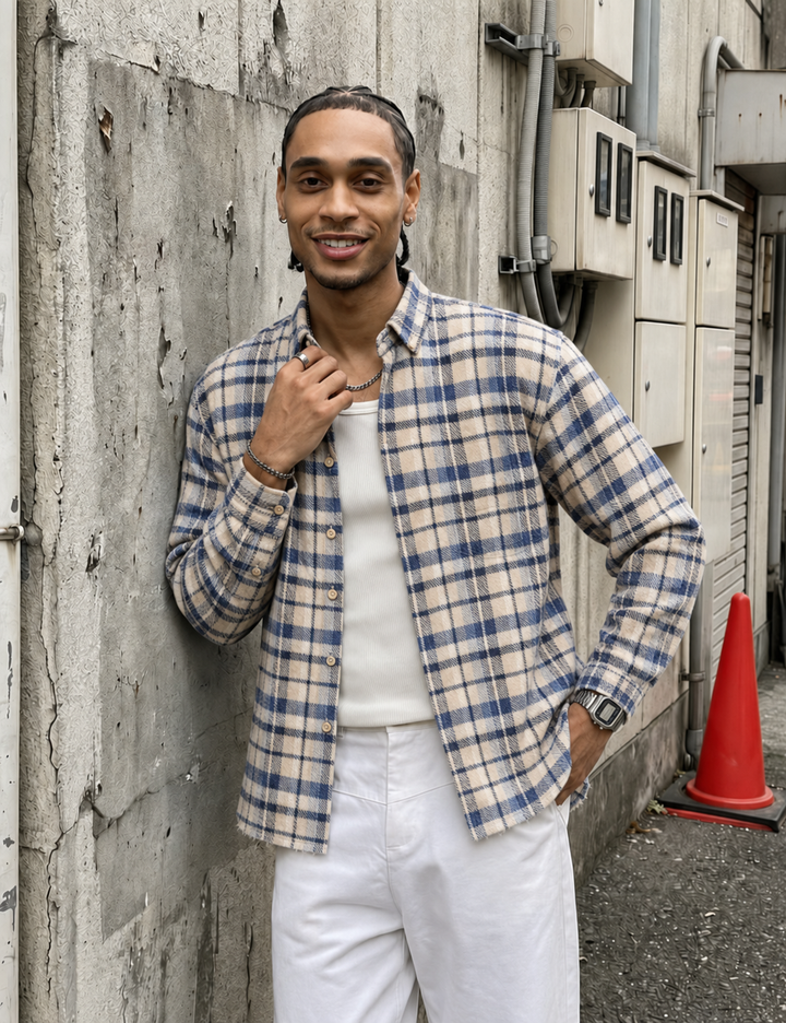 Sabi Plaid Long Sleeve Shirt