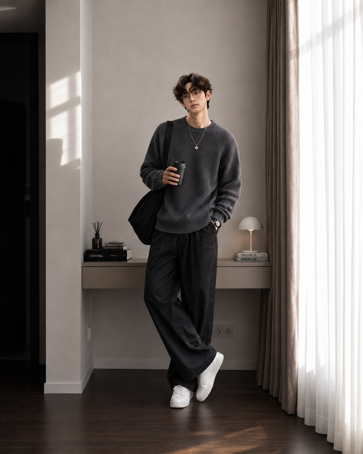 Hoshi Rib Knit Pullover