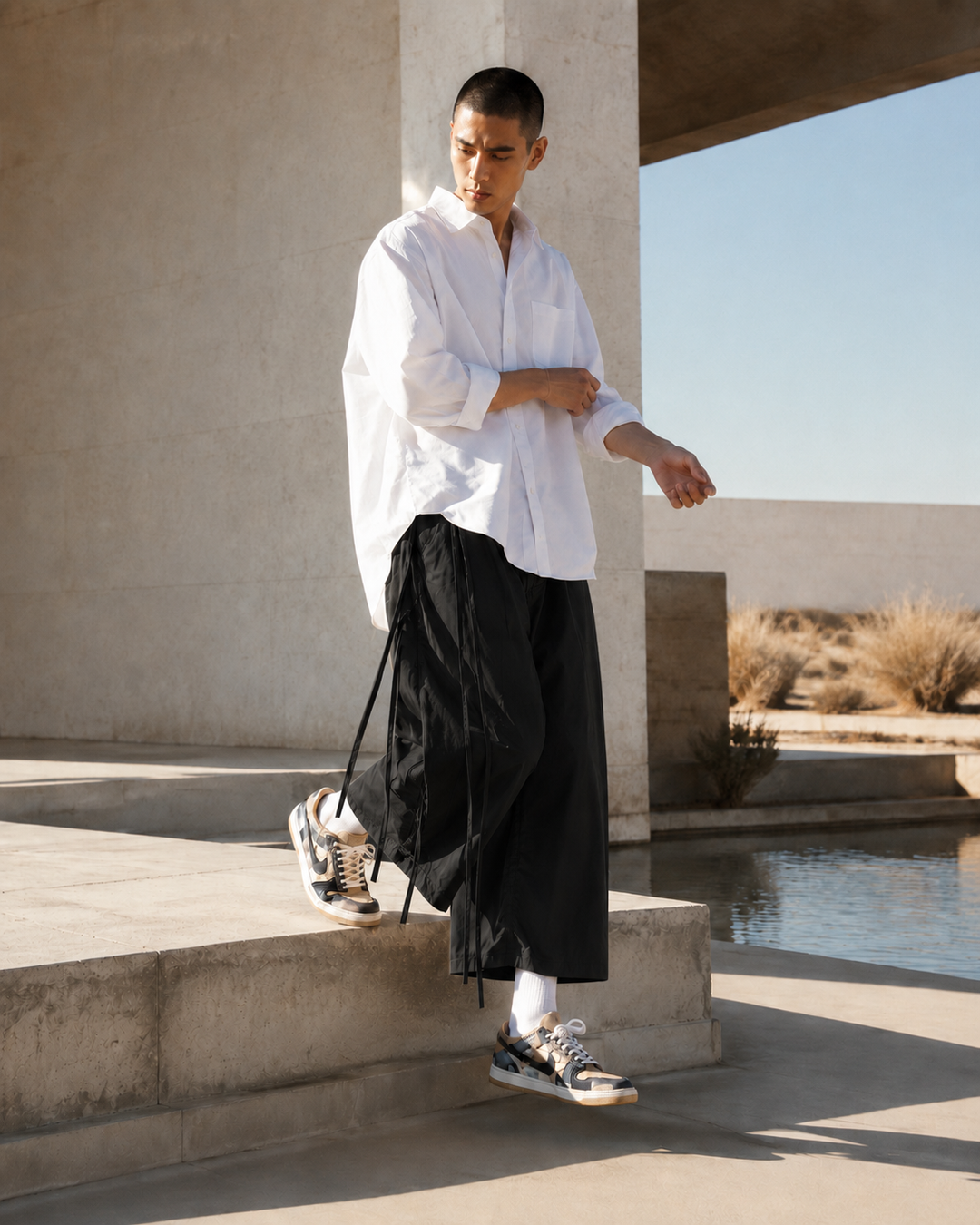 Streetwear Hakama Pants