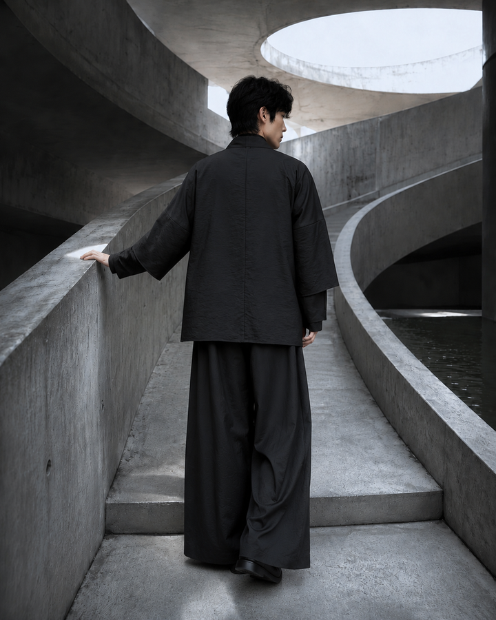 Layered Kimono Cardigan