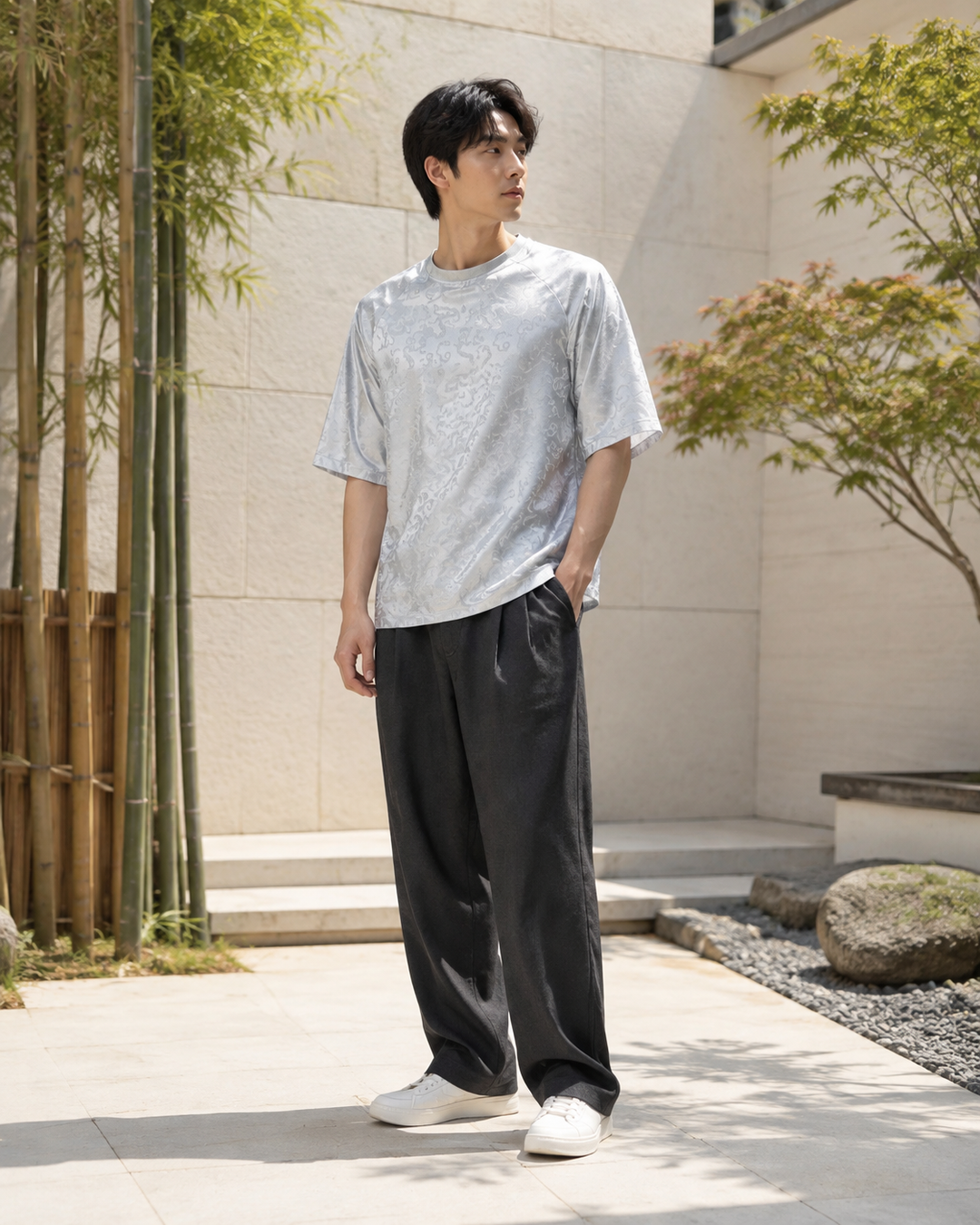 Japanese Jacquard T-shirt