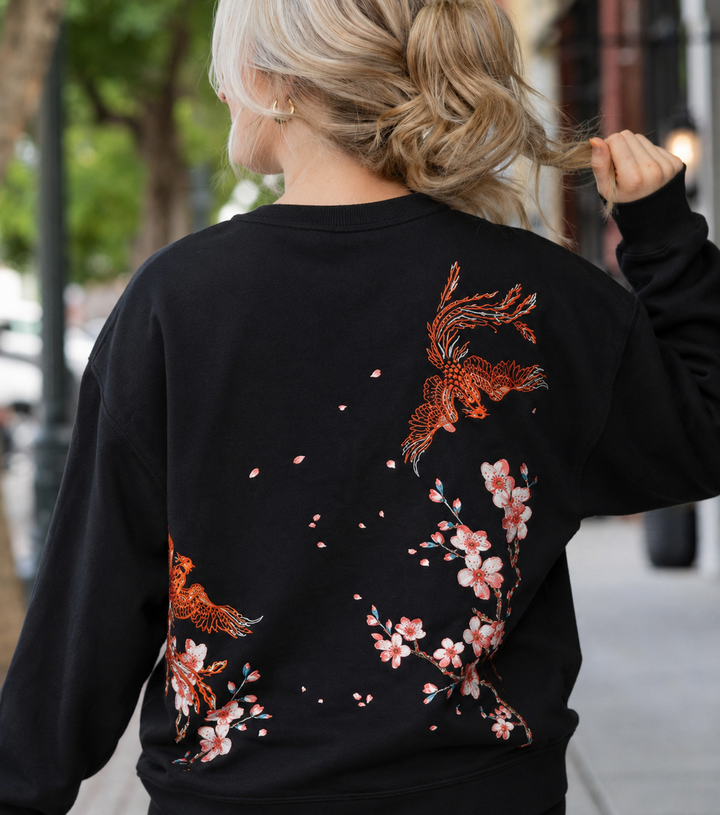 Phoenix Embroidered Sweatshirt
