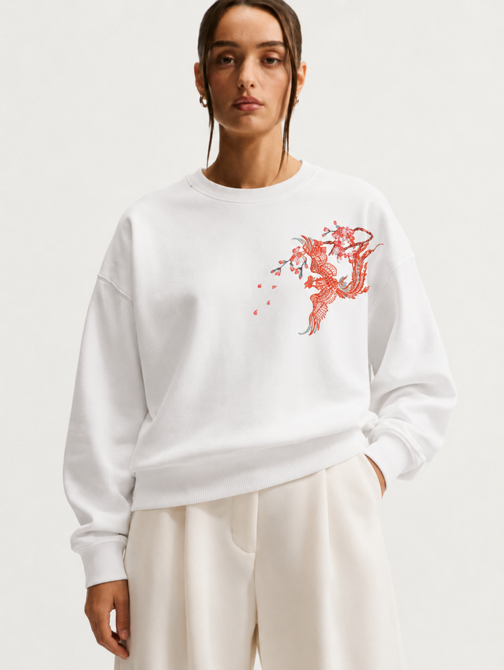 Phoenix Embroidered Sweatshirt