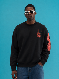 Enjin Phoenix Embroidered Sweatshirt