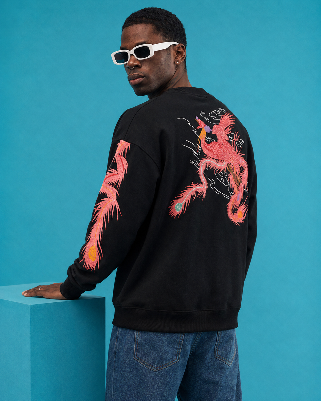 Enjin Phoenix Embroidered Sweatshirt