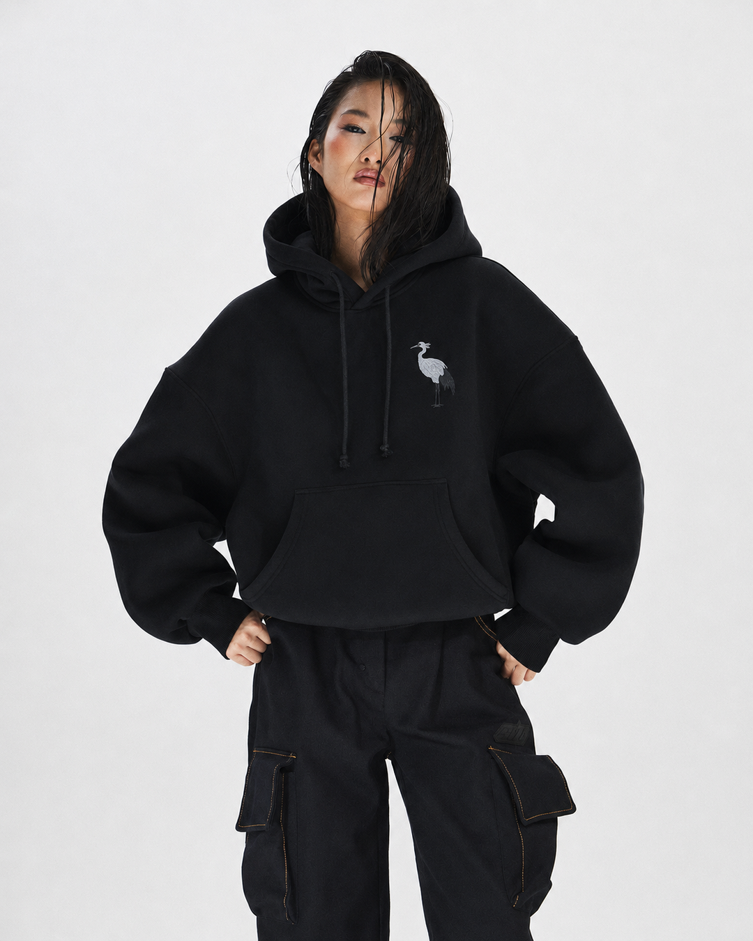 Kurenai Crane Hoodie
