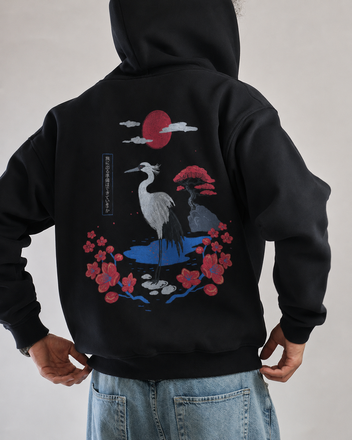 Kurenai Crane Hoodie