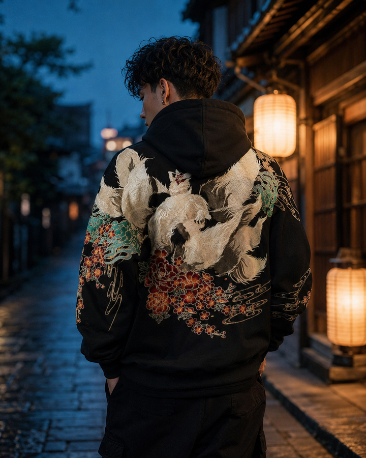 Kitsune Japanese Hoodie