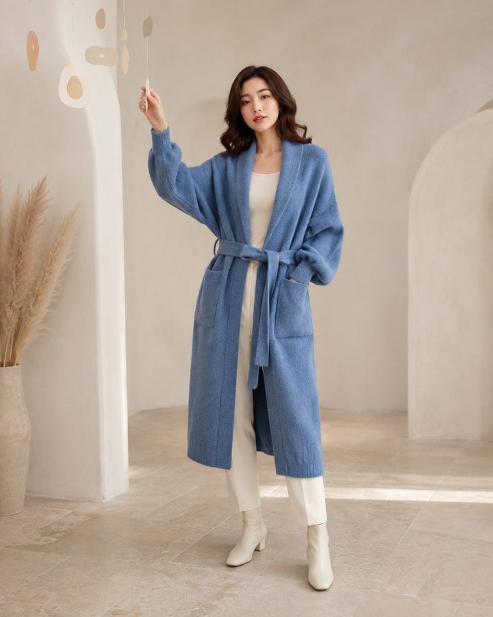 Long Knit Cardigan Jacket