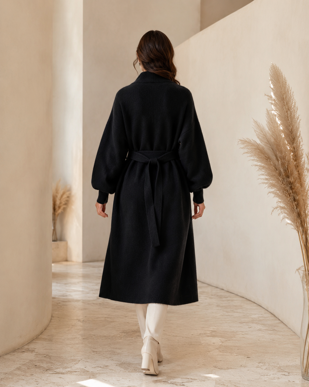 Long Knit Cardigan Jacket