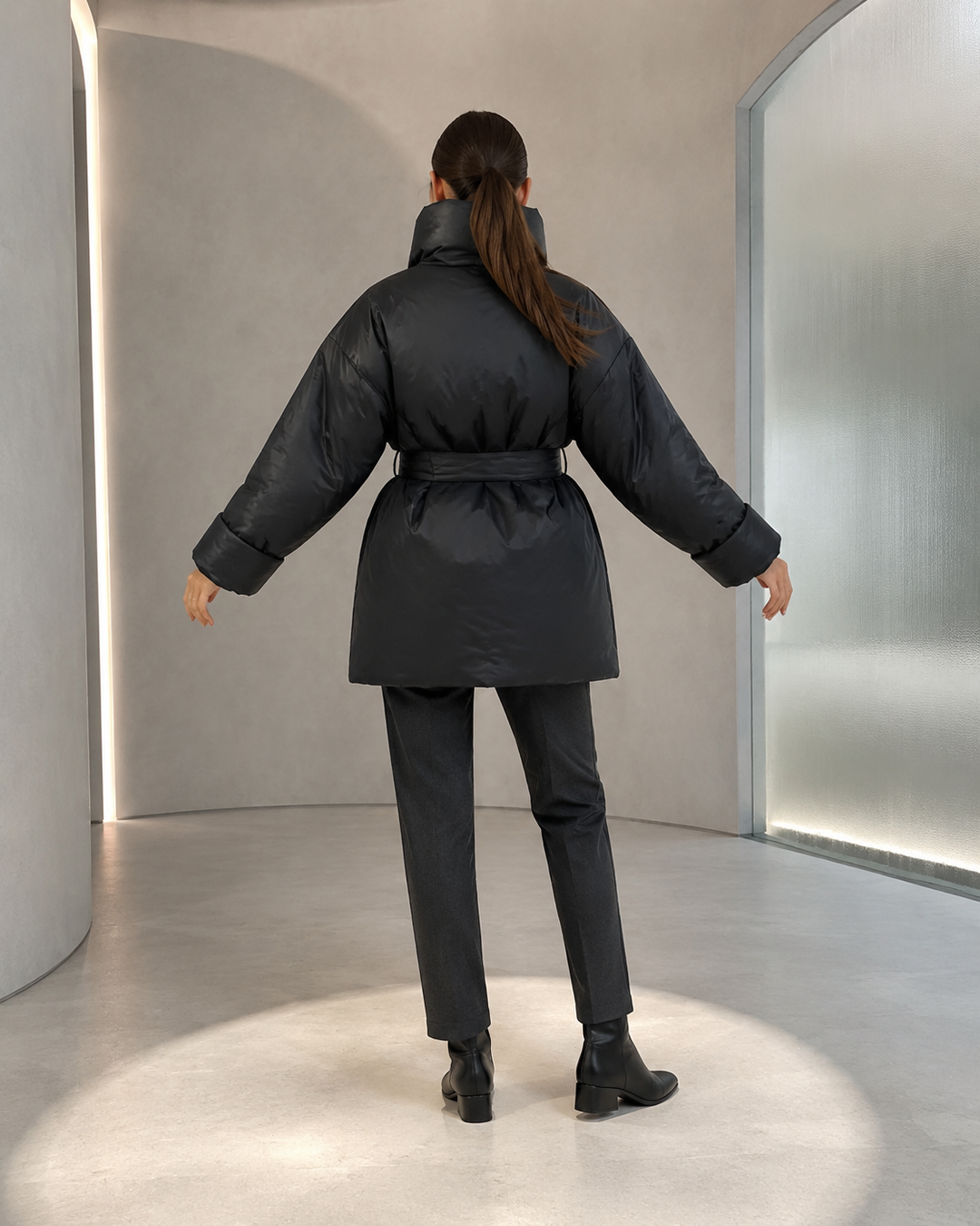 Kimono Puffer Jacket