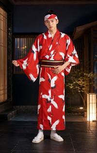 Red Kimono Robe