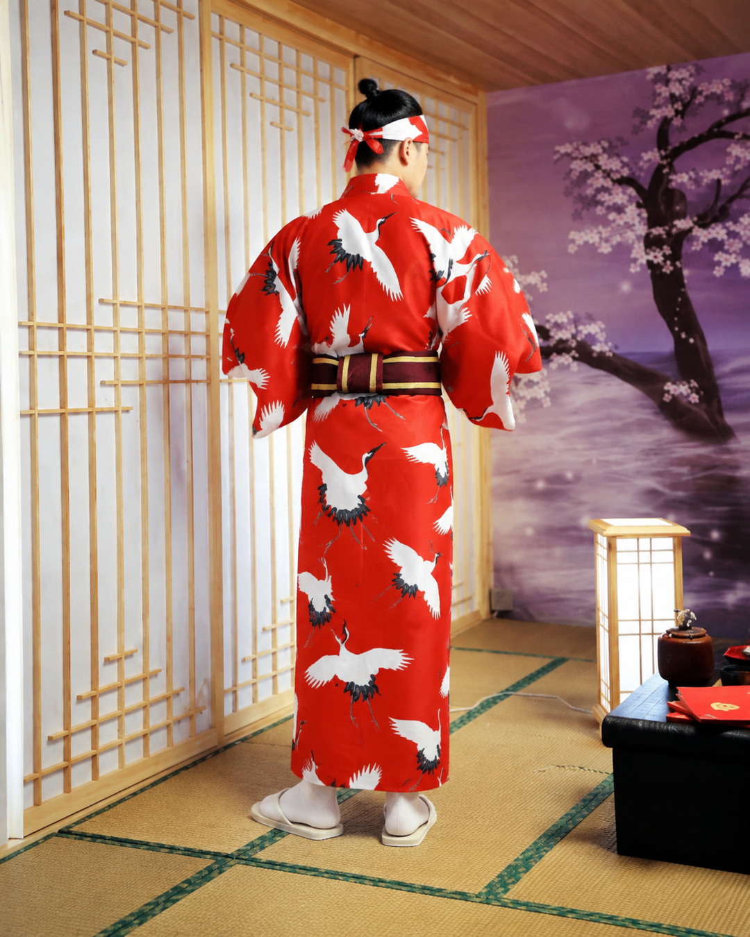 Red Kimono Robe