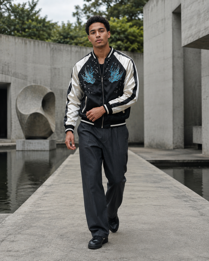 White Tiger Sukajan Jacket