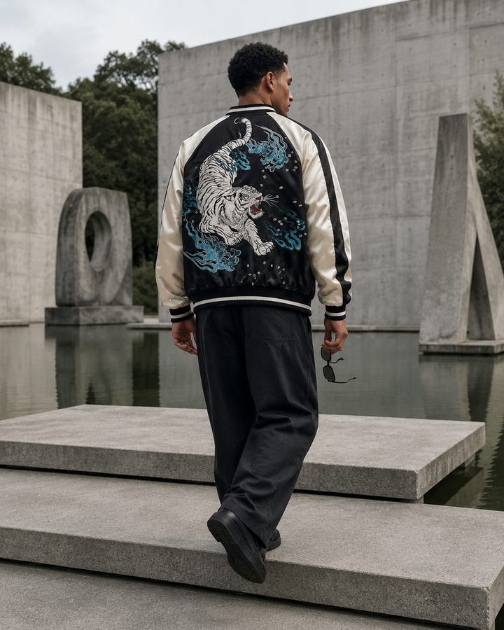 White Tiger Sukajan Jacket