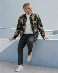 Golden Tiger Bomber Jacket