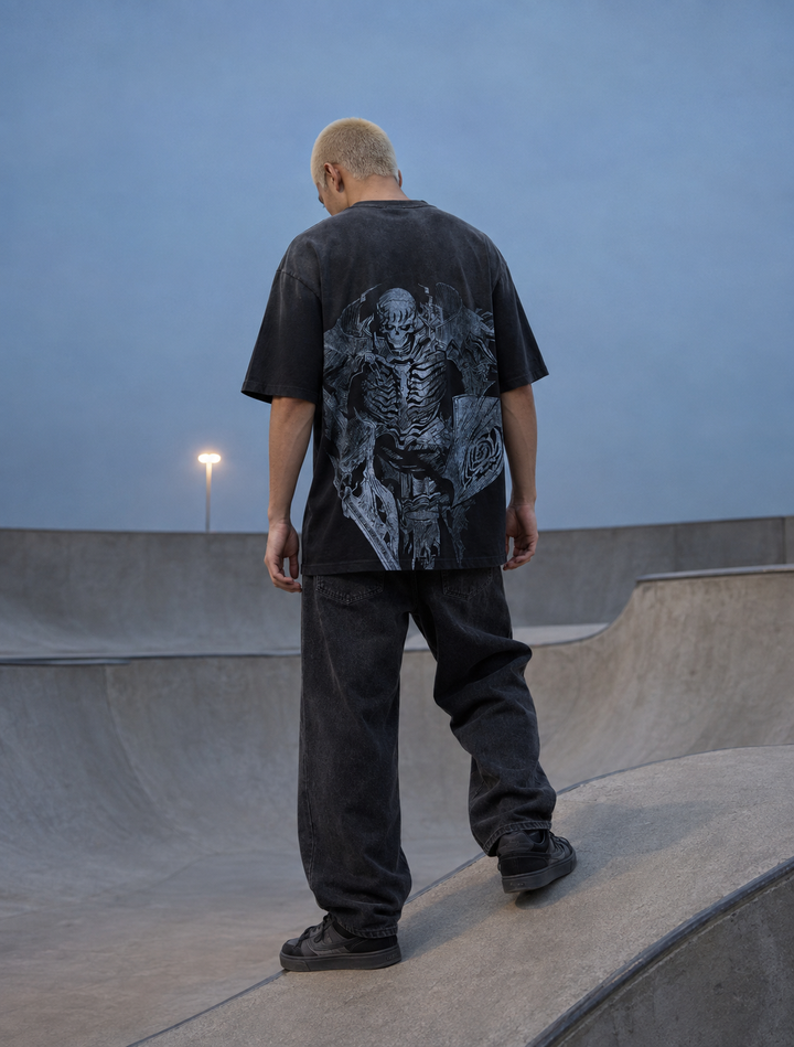 Skull Knight Wash Tee (Berserk)