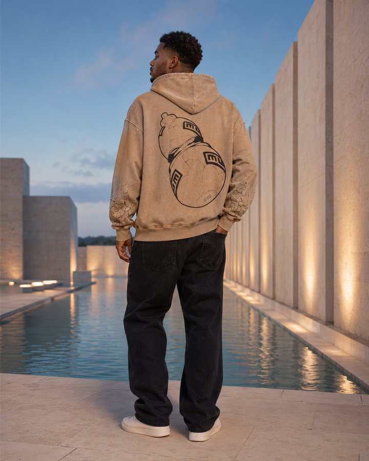 Gaara Acid Wash Hoodie