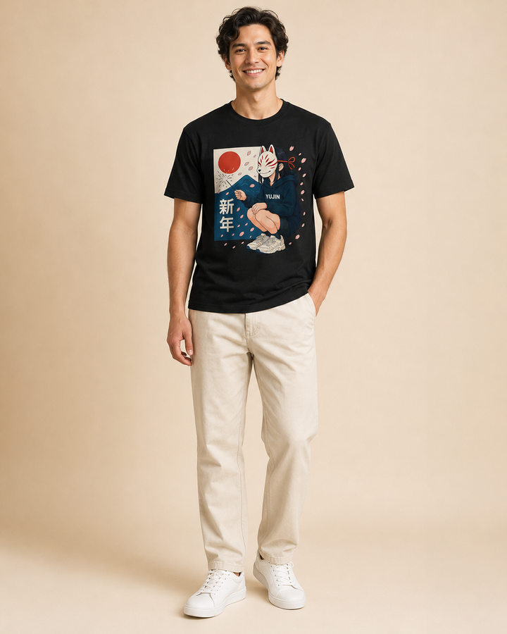 Kitsune Spark Sakura T-Shirt