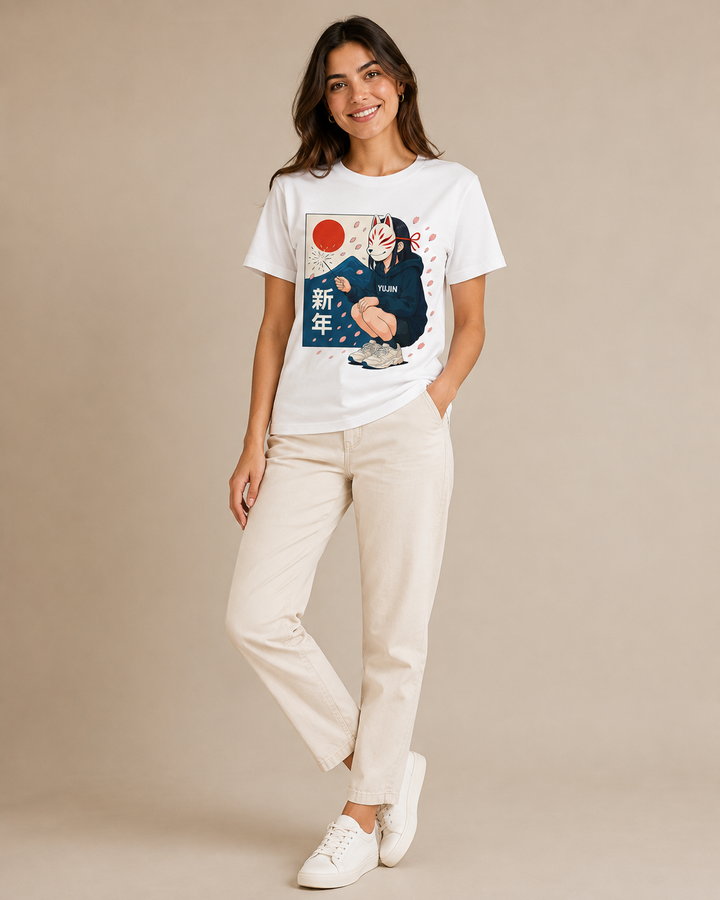 Kitsune Spark Sakura T-Shirt
