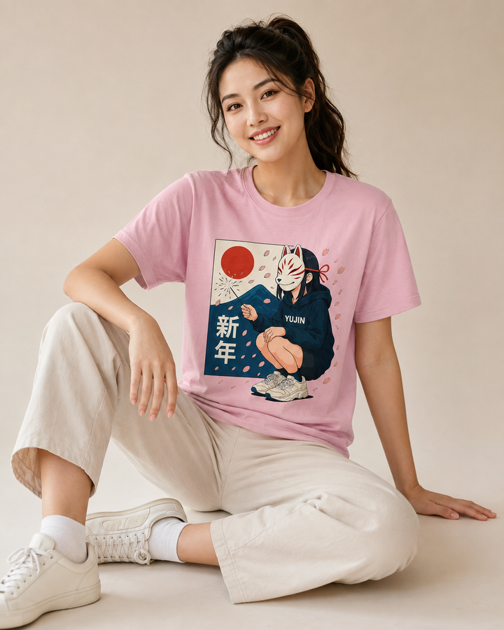 Kitsune Spark Sakura T-Shirt
