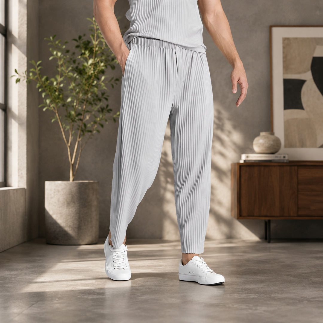 Hayato - Loose Pleated Pants
