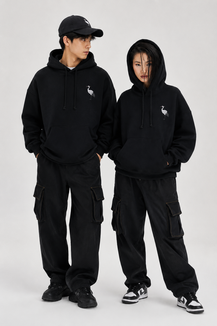 Kurenai Crane Hoodie