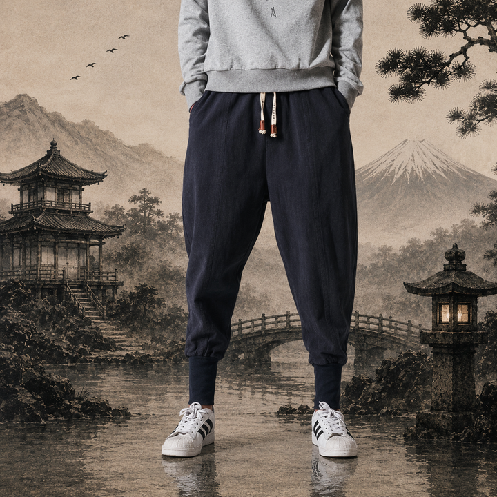 Shiro - Comfortable cotton harem pants