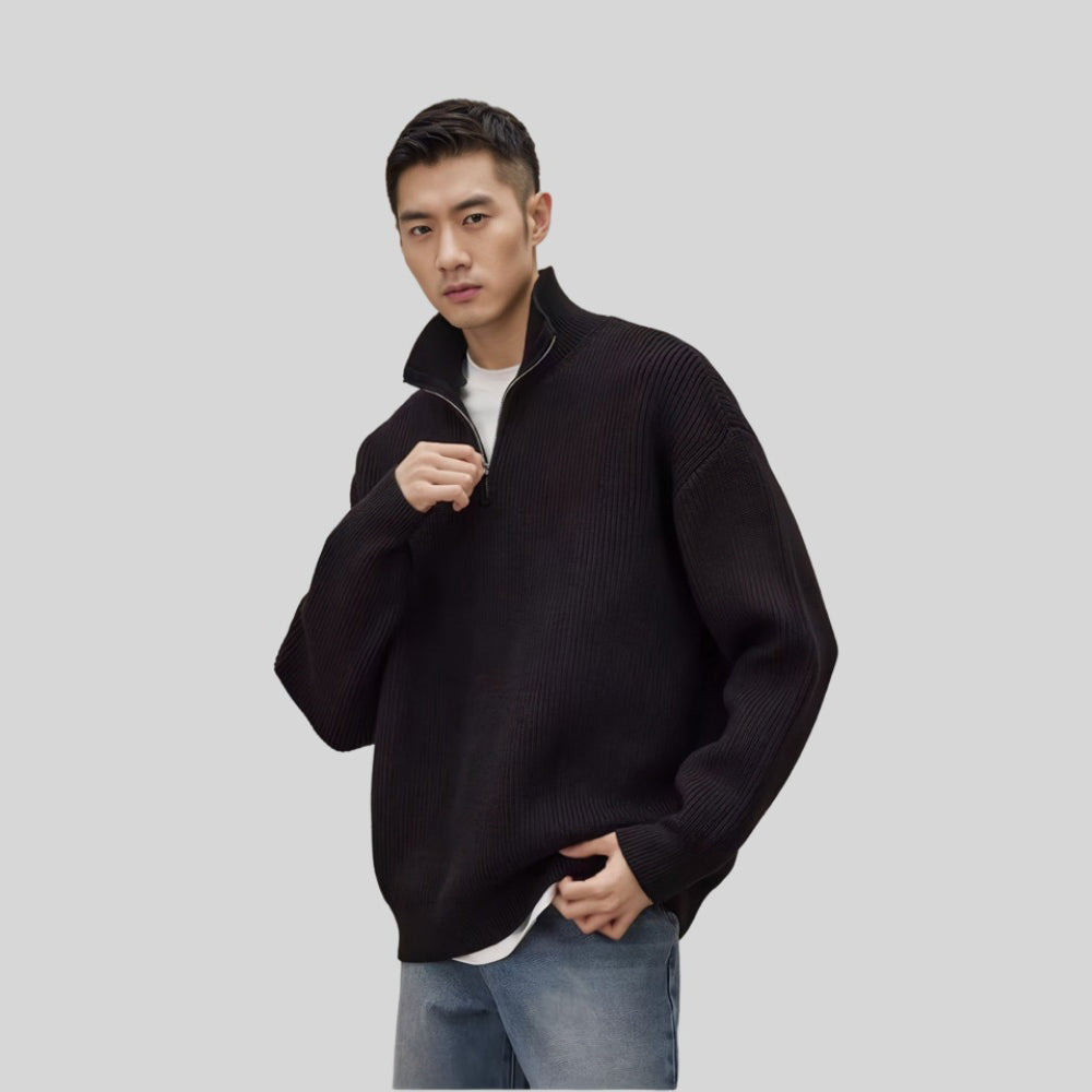 Ren - Thick half-zip sweatshirt