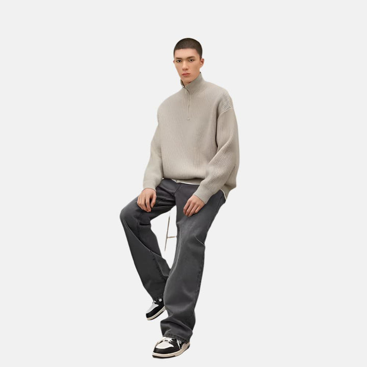 Ren - Thick half-zip sweatshirt