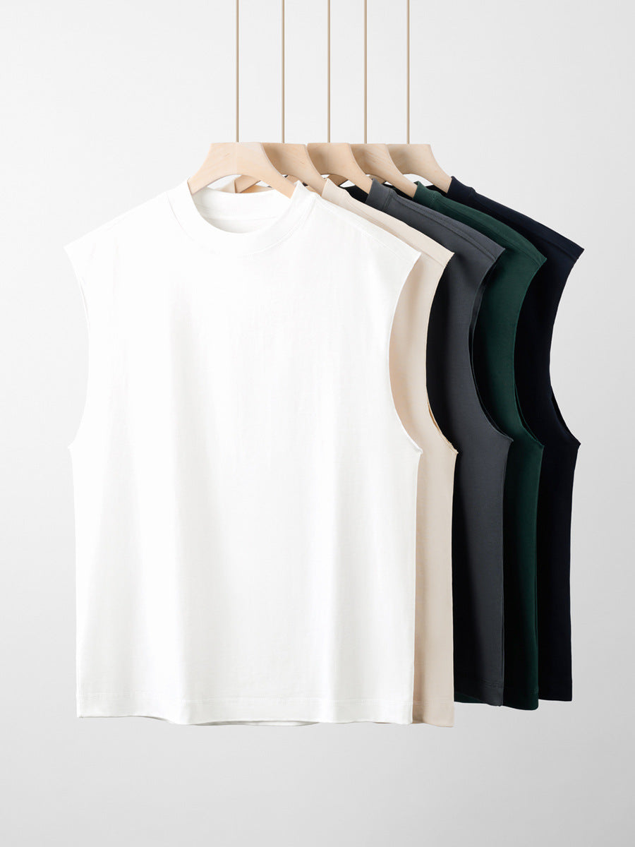 Pack of 4 Kai - Sleeveless oversize t-shirts (240 GSM)