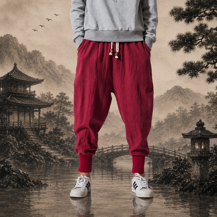 Shiro - Comfortable cotton harem pants