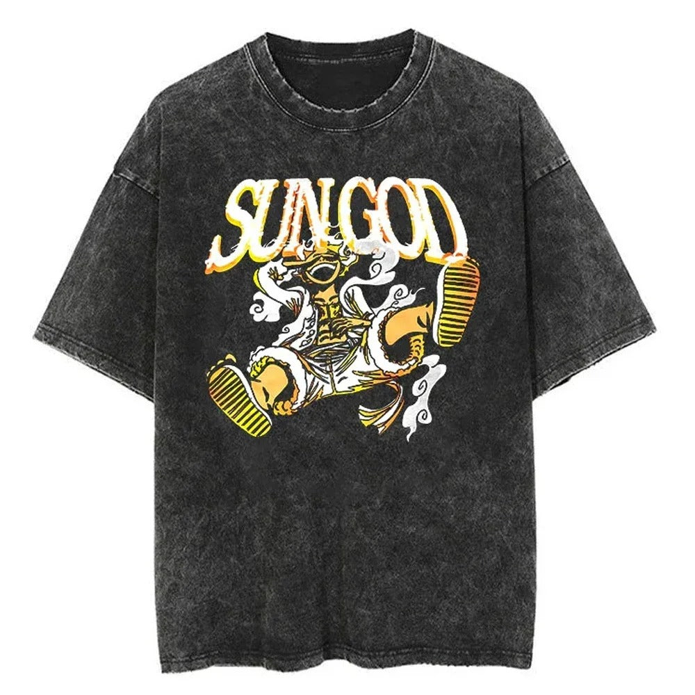 HARA | Mens Oversized Anime T Shirt